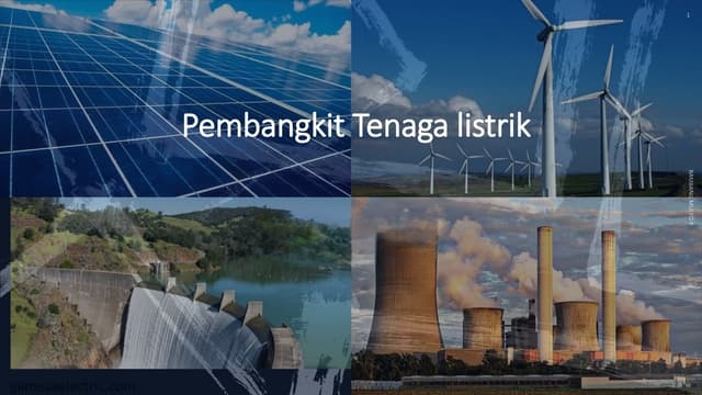 Pembangkit Tenaga Listrik